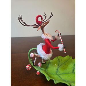 one hundred 80 degrees Christmas Reindeer candy dish